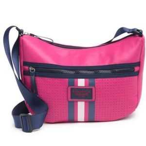 NWT Nautica Venture Cup Hobo Magenta Pink Bag Purse